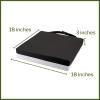 McKesson Seat Cushion for Wheelchairs and Office Chair, Foam/Gel, 22 in x 18 in x 3 in, 1 Count(18x18x3 Inch (Pack of 4))
