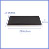 McKesson Seat Cushion for Wheelchairs and Office Chair, Foam/Gel, 22 in x 18 in x 3 in, 1 Count(20x16x2 Inch (Pack of 1))