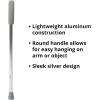 McKesson Silver Aluminum Round Handle Cane 28.75″ to 37.75″ H((6 ct))