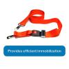 McKesson Spine Board Straps with Quick Release Buckle for Medical Backboards with Pins, Stretchers – Speed Clip Strap, Orange Nylon, 72 in, 1 Count((1 ct))