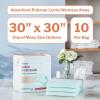 McKesson Super Underpads, Incontinence Bed Pads 30″ x 30″ [10 Count], Moderate Absorbency, Disposable Chux Pads for Adults, Elderly, and Baby, Pee Pads(30×30 Inch (Pack of 10))