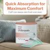 McKesson Super Underpads, Incontinence Bed Pads 30″ x 30″ [100 Count], Moderate Absorbency, Disposable Chux Pads for Adults, Elderly, and Baby, Pee Pads