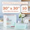 McKesson Super Underpads, Incontinence Bed Pads 30″ x 30″ [600 Count], Moderate Absorbency, Disposable Chux Pads for Adults, Elderly, and Baby, Pee Pads(30 X 30 Inch  10 Count)