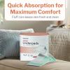 McKesson Super Underpads, Incontinence Bed Pads 30″ x 36″ [100 Count], Moderate Absorbency, Disposable Chux Pads for Adults, Elderly, and Baby, Pee Pads(30 X 36 Inch (Pack of 50))
