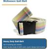 McKesson Transfer and Gait Belt with Buckle – Pastel Stripe, 60 in, 1 Count