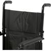 McKesson Transport Chair – Lightweight, Foldable Mobility Aid for Adults – Black, 300 lbs Weight Capacity, 1 Count