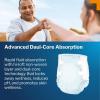 McKesson Ultra Briefs, [60 Count], XL, 58-64 in. Incontinence Adult Diapers with Tabs, Heavy Absorbency, Unisex, Disposable, Elastic Leg Gathers and Contoured Fit for Men and Women(Large)