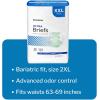McKesson Ultra Briefs, Heavy Absorbency, Unisex, Disposable, Elastic Leg Gathers and Contoured Fit for Men and Women