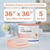 McKesson Underpads Disposable Bed Pads 36″ x 36″ [50 Count], Heavy Absorbency, Ultra Incontinence Chux Pads for Adults, Elderly, and Baby, Pee Pads