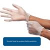 McKesson Vinyl Exam Gloves, Powder-Free, Disposable Medical Glove – Non-Sterile, Ambidextrous, Size XL