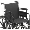 McKesson Wheelchair, Lightweight, Durable Carbon Steel, Desk-Length Arm, Swing-Away Footrest, 18″ Seat Width, 300 lbs. Capacity, 1 Count
