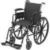 McKesson Wheelchair, Lightweight, Durable Carbon Steel, Desk-Length Arm, Swing-Away Footrest, 18″ Seat Width, 300 lbs. Capacity, 1 Count