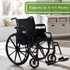 McKesson Wheelchair, Swing Away Foot Leg Rest, Desk Length Arms Flip Back, 16 in Seat, 300 lbs Weight Capacity, 1 Count(1 Count (Pack of 1))
