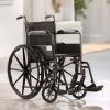 McKesson Wheelchair, Swing Away Foot Leg Rest, Fixed Arm, 18 in Seat, 300 lbs Weight Capacity, 1 Count