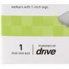 McKesson White Ski Glides for Walkers, 24 Pairs(1 Pair)