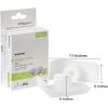 McKesson White Ski Glides for Walkers, 24 Pairs(1 Pair)