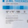 McKesson Zip Closure Bags, 2 mil Thickness – Polyethylene, Reclosable – Clear, 12 in x 15 in, 100 Count, 10 Packs, 1000 Total