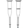 McKesson Aluminum Child Frame Push Button Underarm Crutches, Max 350 lbs, 1 Pair