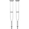 McKesson Aluminum Frame Push Button Underarm Crutches for Tall Adults, 350 lb Limit, 8 Pairs