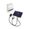 McKesson Basic Pocket Aneroid Sphygmomanometer – Blood Pressure Gauge and Cuff, 2 Tubes, for Adults, Navy Blue – Large Cuff, 23 cm to 40 cm, 21.6 in Long Tubes, 1 Count