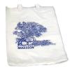 McKesson Bedside Bags – Polyethylene, Blue and White Floral Print, Open-Ended, Disposable – 0.5 mil, 7 in x 11.5 in, 100 Count, 1 Pack