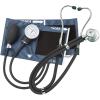 McKesson Blood Pressure Kit with Sprague Stethoscope and Aneroid Sphygmomanometer, 1 Count Black/Blue