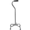 McKesson Chrome Steel Large Base Quad Cane 29 to 37.5″ Height(1 Count (Pack of 1))