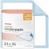 McKesson Classic Underpads, Incontinence Bed Pads 23″ x 36″ [10 Count], Light Absorbency, Disposable Chux Pads for Adults, Elderly, and Baby, Pee Pads(23 X 36 Inch (120 ct))