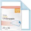 McKesson Classic Underpads, Incontinence Bed Pads 23″ x 36″ [150 Count], Light Absorbency, Disposable Chux Pads for Adults, Elderly, and Baby, Pee Pads(100 Count)