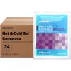 McKesson Cold and Hot Compress Reusable [24 Pack] Gel Ice Hot Packs for Injuries, 4.75 in x 6 in(Small (4.75″ x 6″))