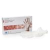 McKesson Confiderm Vinyl Exam Gloves – Powder-Free, Latex-Free, Ambidextrous, Smooth, Non-Sterile for Medical Use, Cleaning, Salons – Clear, Size Large, 50 Count, 1 Box