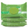 McKesson Flushable* Adult Wet Wipes – 288 Wipes (3 Pack of 96) – Aloe & Vitamin E, Plant-Based Cleansing Wipes, Scented