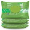McKesson Flushable* Adult Wet Wipes XL – 144 Wipes (3 Pack of 48) – Aloe & Vitamin E, Plant-Based Cleansing Wipes, Scented, Extra Large