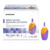 McKesson Lancets for Diabetes Testing [100 Count] Lancing Device for Blood and Glucose Test, 26G x 1.8 mm, Pressure-Activated, Sterile, Single Use(30 Gauge (100 ct))