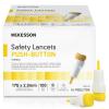 McKesson Lancets for Diabetes Testing [2000 Count] Lancing Device for Blood and Glucose Test, 17G x 2.0 mm, Push Button Activation, Sterile, Single Use(100 Count)