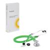 McKesson Lumeon Sprague Rappaport Stethoscope – Dual-Head Lightweight Scope, Double Tube, Adjustable Aluminum Binaurals – Green, 22 in., 1 Count
