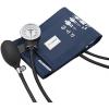 McKesson Manual Blood Pressure Monitor, Inflation Pump and Cuff for Adult Arm – Premium Pocket Aneroid Sphygmomanometer with Carrying Case, Navy, 1 Count(Adult Cuff (1 ct))
