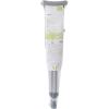 McKesson Pediatric Aluminum Underarm Crutches, 4′ to 6″ User Height, Weight Capacity 175 lbs