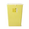 McKesson Prevent Sharps Container for Chemotherapy Waste, Premium – PG-II, Plastic, Vertical Entry, Hinged Lid – Yellow, 18 gal, 13 in x 17 3/10 in x 24 3/5 in, 7 Count(18 Gallon)