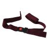 McKesson Push Button Strap, Adjustable, 7 ft Nylon Strap for Stretchers and Backboards, Quick Release Buckle, Burgundy, 1 Count