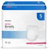 McKesson Super Briefs, [48 Count], XXL, 63-70 in. Incontinence Adult Diapers with Tabs, Moderate Absorbency, Unisex, Disposable, Elastic Leg Gathers and Contoured Fit for Men and Women(Small)