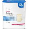 McKesson Super Briefs, [60 Count], Size XL, 58-64 in. Incontinence Adult Diapers with Tabs, Moderate Absorbency, Unisex, Disposable, Elastic Leg Gathers and Contoured Fit for Men and Women