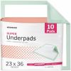 McKesson Super Underpads, Incontinence Bed Pads 23″ x 36″ [10 Count], Moderate Absorbency, Disposable Chux Pads for Adults, Elderly, and Baby, Pee Pads(23 X 36 Inch (Pack of 10))
