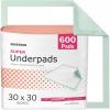 McKesson Super Underpads, Incontinence Bed Pads 30″ x 30″ [600 Count], Moderate Absorbency, Disposable Chux Pads for Adults, Elderly, and Baby, Pee Pads(30 X 30 Inch (600 ct))
