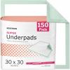 McKesson Super Underpads, Incontinence Bed Pads 30″ x 30″ [600 Count], Moderate Absorbency, Disposable Chux Pads for Adults, Elderly, and Baby, Pee Pads(30×30 Inch (Pack of 150))