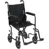 McKesson Transport Chair – Lightweight, Foldable Mobility Aid for Adults – Black, 300 lbs Weight Capacity, 1 Count