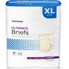 McKesson Ultimate Briefs, [96 Count], Size M, 32-44 in. Incontinence Adult Diapers with Tabs, Maximum Absorbency, Unisex, Disposable, Elastic Leg Gathers and Contoured Fit for Men and Women(X-Large)