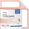 McKesson Underpads Disposable Bed Pads 36″ x 36″ [100 Count], Heavy Absorbency, Ultra Incontinence Chux Pads for Adults, Elderly, and Baby, Pee Pads(36 X 36 Inch (Pack of 100))