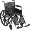 McKesson Wheelchair, Elevating Swing Away Foot Leg Rest, Fixed Arm, 18 in Seat, 300 lbs Weight Capacity, 1 Count