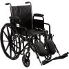 McKesson Wheelchair, Swing Away Foot Leg Rest, Elevating Leg Rest, Fixed Arm, 16 in Seat, 250 lbs Weight Capacity, 1 Count(16 Inch Seat Width – 250 Pound Weight Capacity 1 Count)